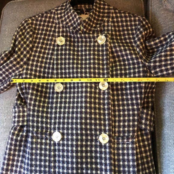 Gorgeous Tracy Reese navy & white coat. Size 8 - Picture 3 of 8